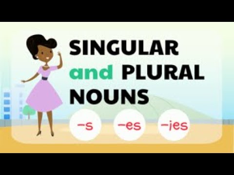 Singular and Plural Nouns - s, es, and ies endings