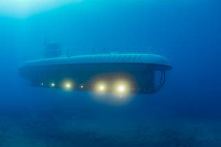 Unterwasserfotografie des U-Boots Atlantis IV.