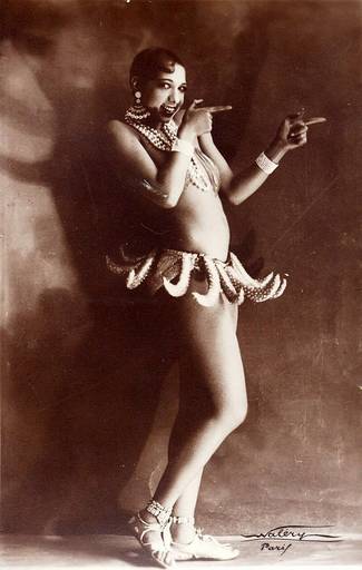 Josephine Baker in Banana Skirt from the Folies Bergère production 