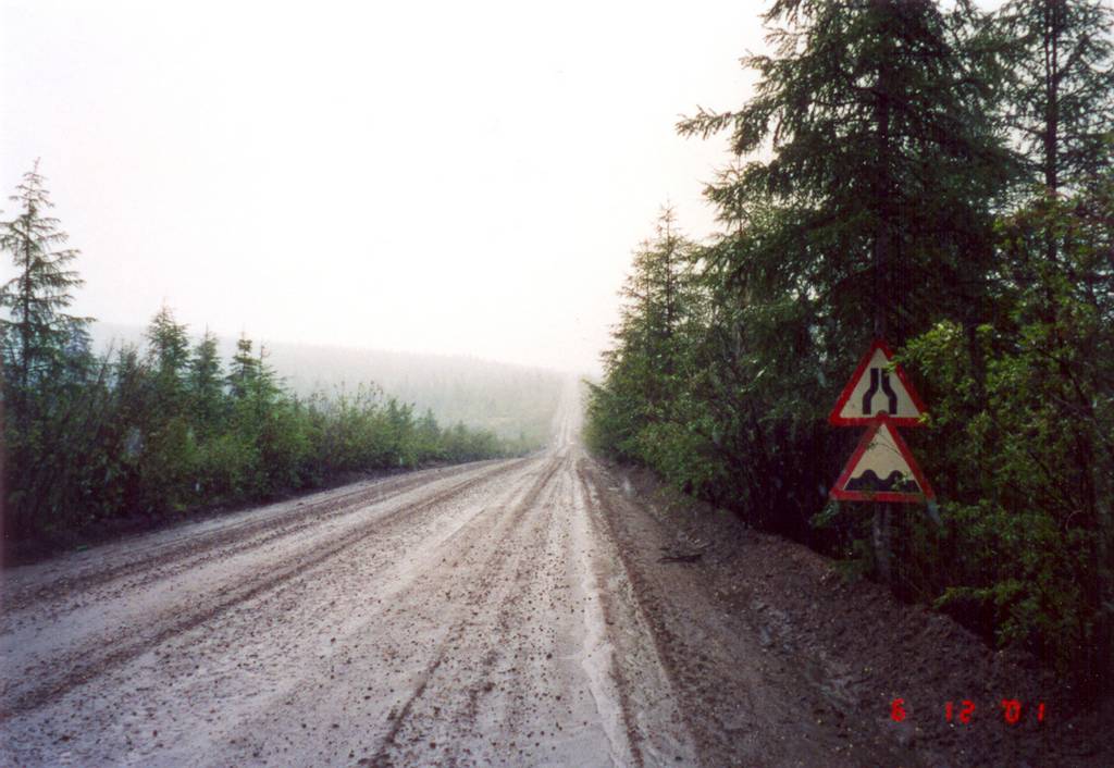 This was the road constructed to get to the gulag camps of the Russian Far East.