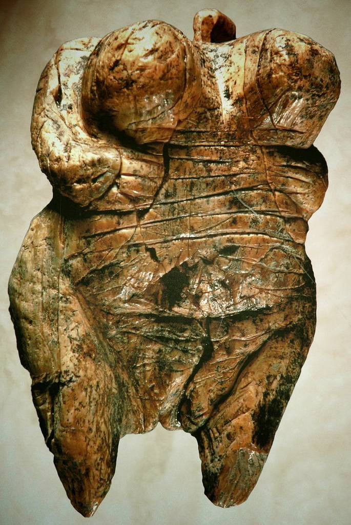 Die Venus vom Hohlefels, eine Figur aus Mammut-Elfenbein