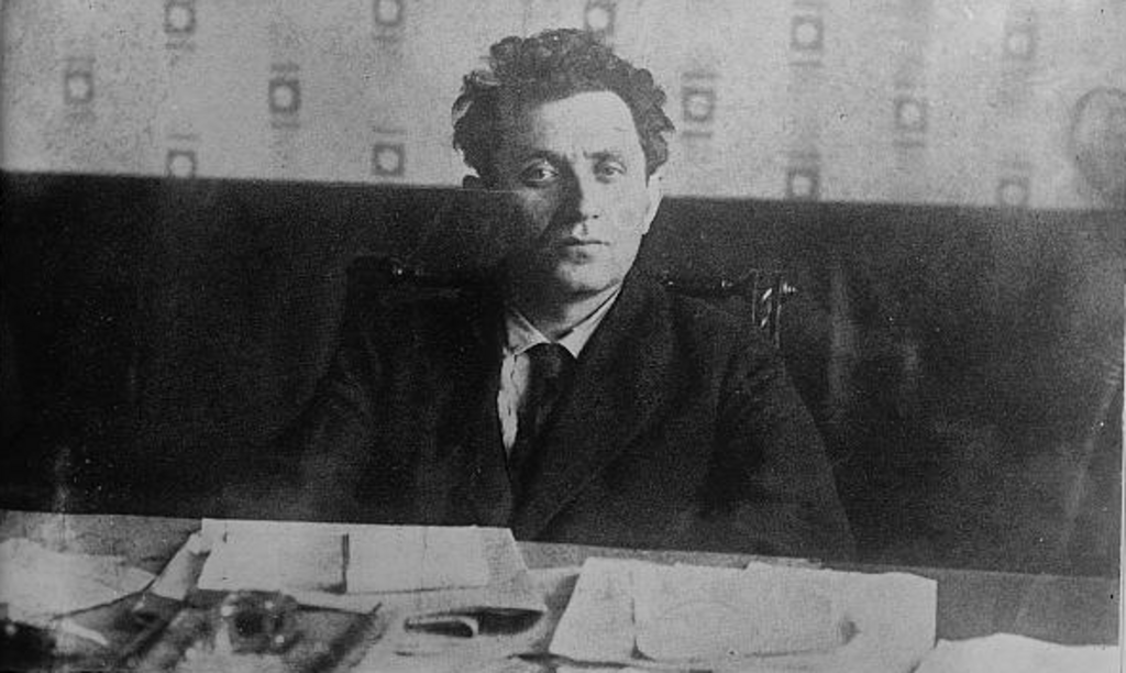 Gregory Zinoviev, Russian bolshevik politician, President of the Petrograd soviet at the time the picture was taken.